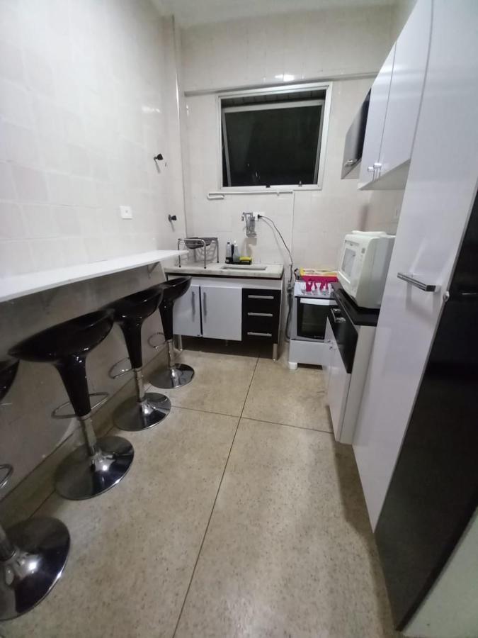 Apartamento Mobiliado Predio Frente Ao Mar São Vicente المظهر الخارجي الصورة